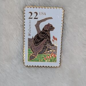 Wolverine Collectible Enamel Pin — Black, Brown, Green, Red, Gold